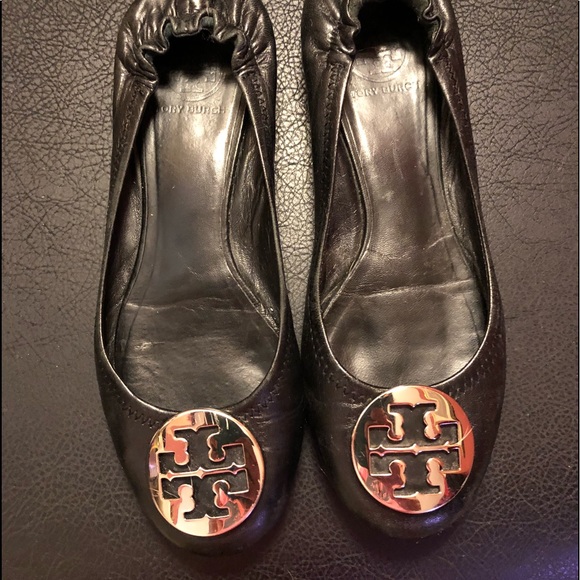 Tory Burch Black Reva Ballet Slippers - Picture 2 of 8